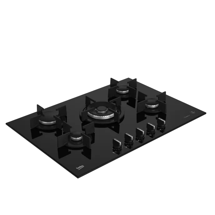 Beko BOCD T 7521 DWKS Gazlı Cam Tablalı Ocak