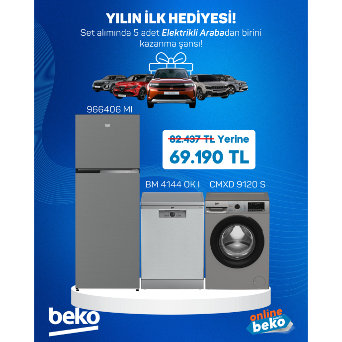 3 lü Gri Çeyiz Seti 2