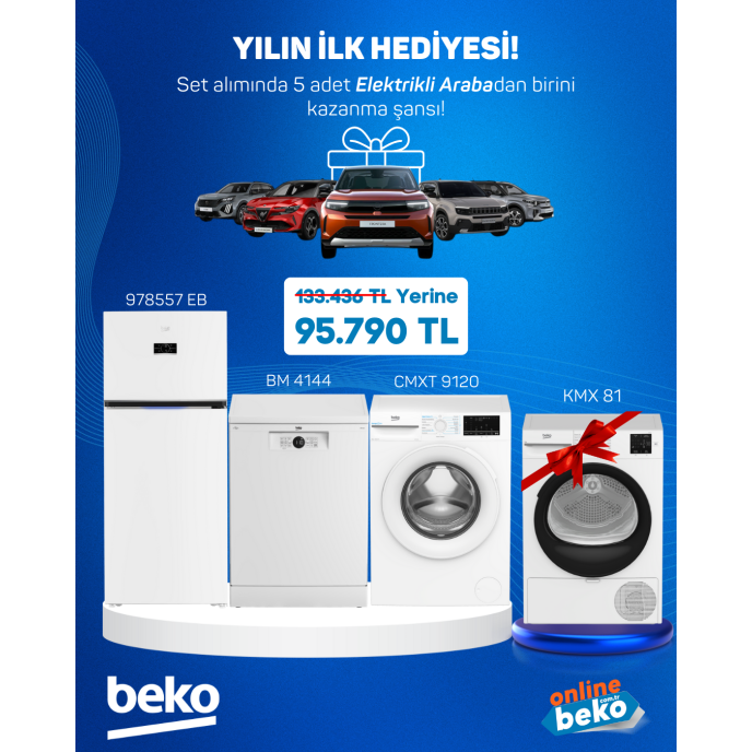 4 lü Beyaz Eşya Seti 4