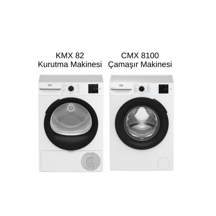 8 Kg Çamaşır + 8 kg Kurutma Seti