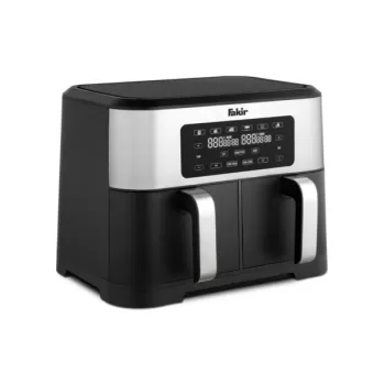 Fakir Premium Chefry Yağsız Sıcak Hava Fritözü 8,5 L Çift Hazneli Yüksek Güçlü Hızlı Isınma Kolay Temizlik