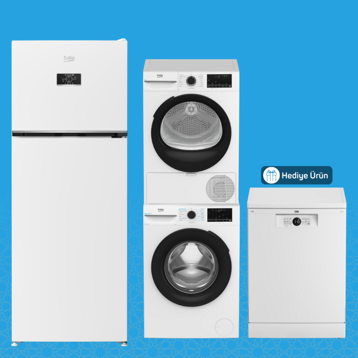 4lü Beyaz Eşya Seti