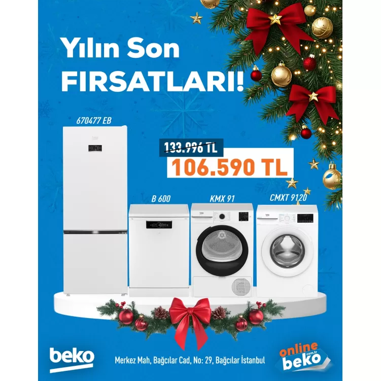 4 lü Beyaz Eşya Seti 3