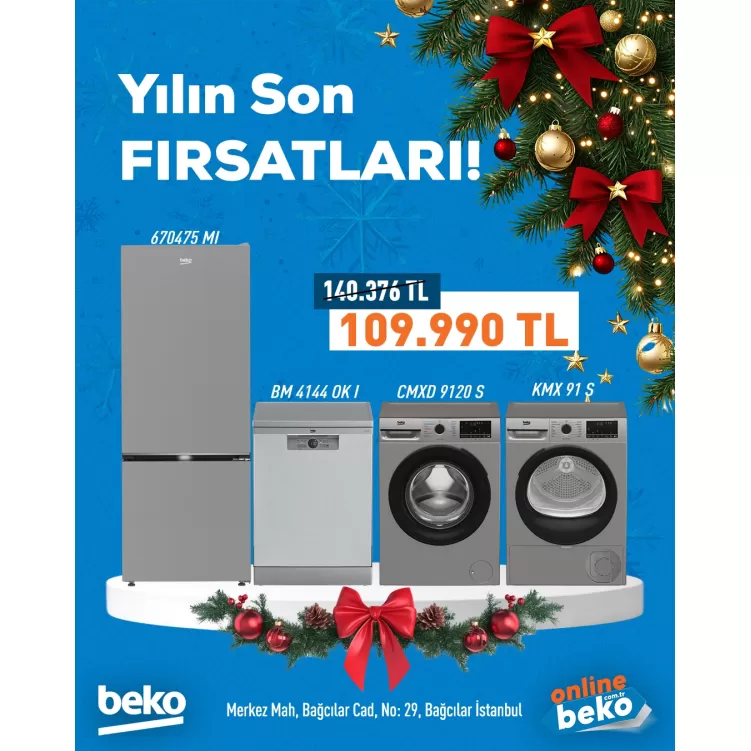 4 lü Gri Beyaz Eşya Seti 4