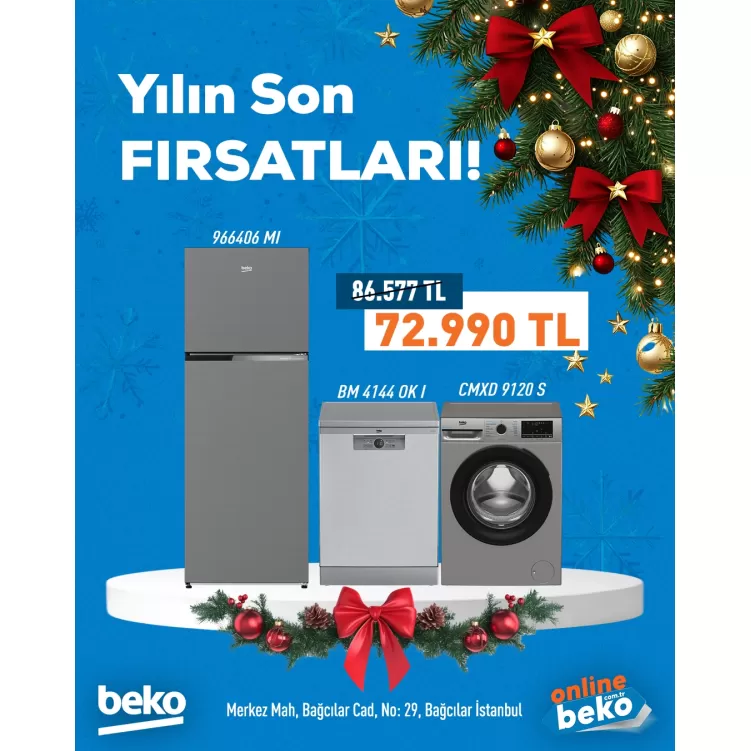 3 lü Gri Beyaz Eşya Seti 3