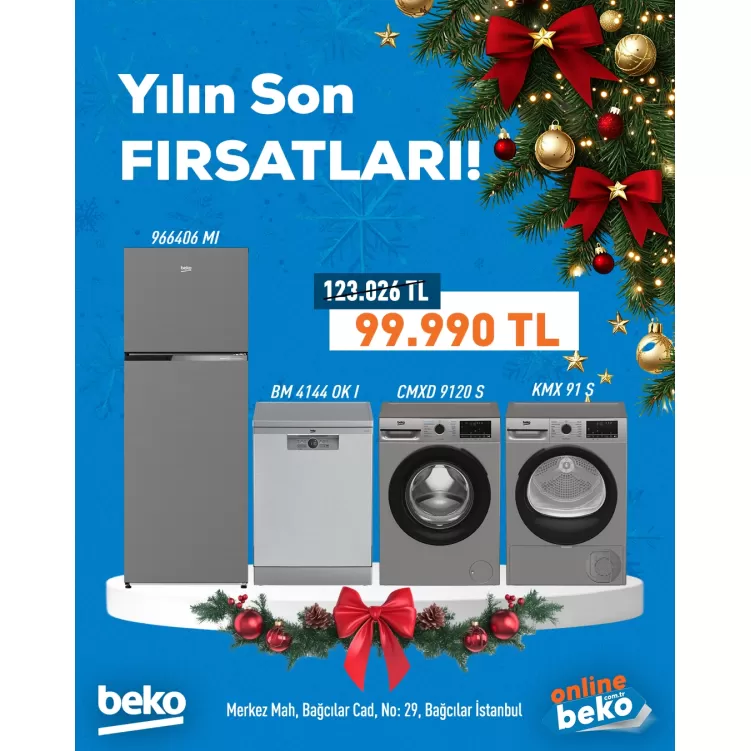 4 lü Gri Beyaz Eşya Seti 5