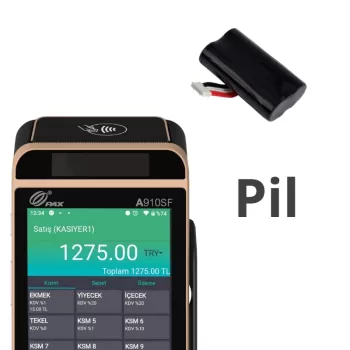 Pax A910sf Uyumlu B910sf Lityum Pil