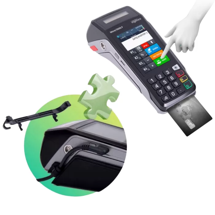 İngenico Move 5000 F bağlantı aparatı