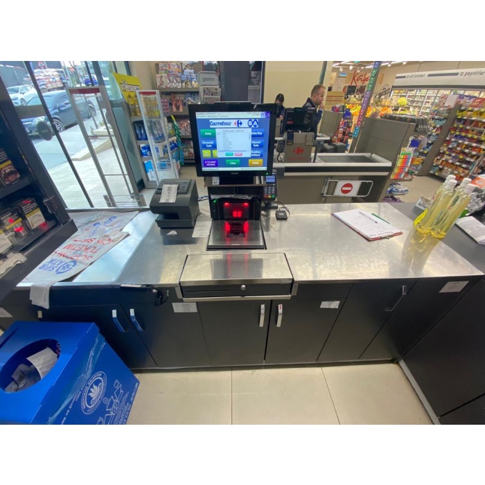 Dbpos Filip Top Para Çekmecesi İnox 460 X 170 X 100mm İçi takımı