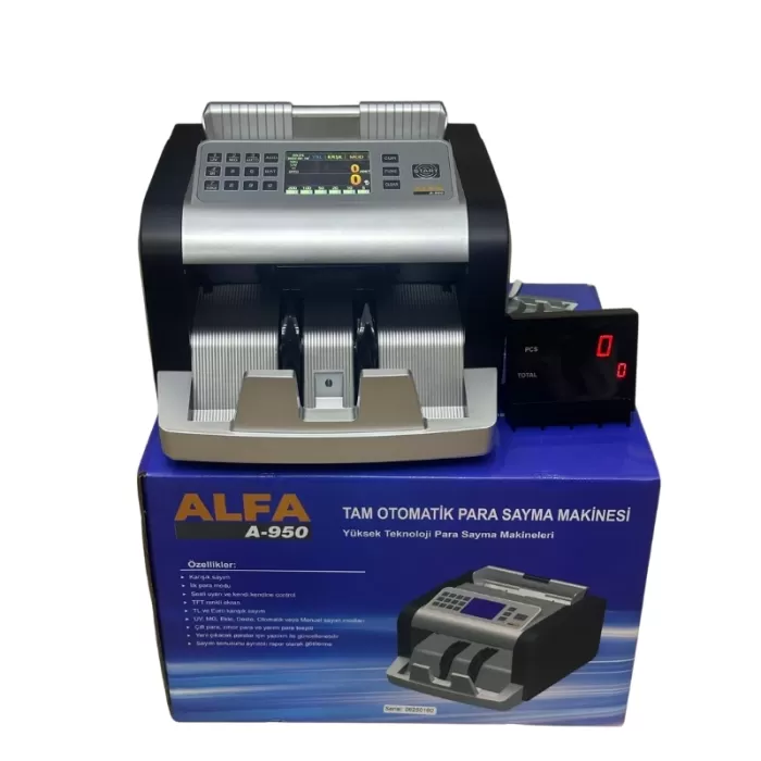 Alfa A-950 TL / Euro Kağıt Para Sayma Makinesi