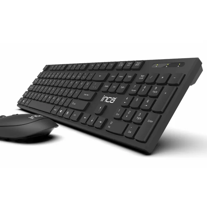 İnca IWS-537 Wireless Slim Design Soft Touch Q Keyboard&amp;Mouse Set
