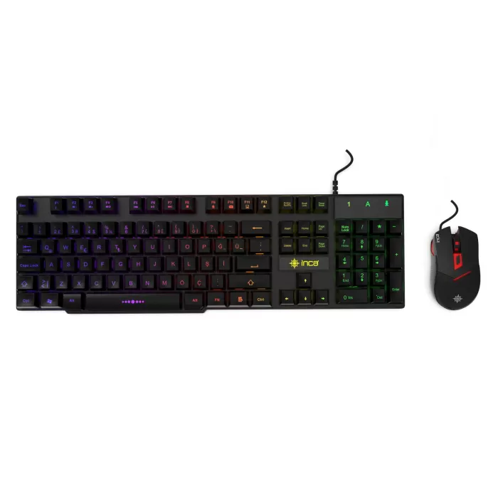 İnca Ikg-448 Raınbow Efect Mekanik Hisli Gamıng Klavye &amp; Mouse Set