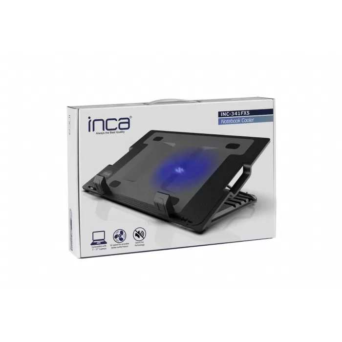 İnca Inc-343fxs Sessiz Notebook Stand Soğutucu Siyah