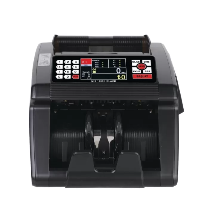 Mix K1200 Black2 TL / Euro  Para Sayma Makinesi 2 Ülke