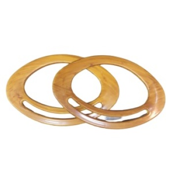 Çanta Sapı Oval Açık Kahverengi 18 cm