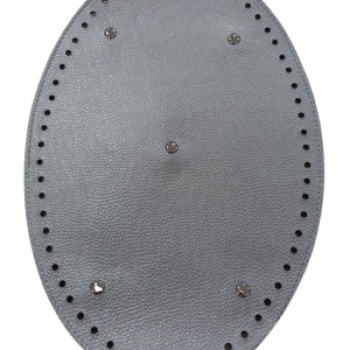 Çanta Tabanı oval 20 cm Gümüş