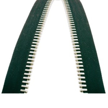 Demir Dişli Çanta Fermuarı en 3 cm Haki