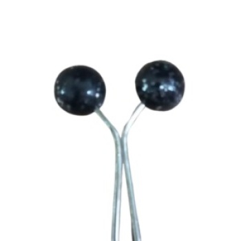 Eşarp Klipsi Top Model Simli Siyah 1 Adet