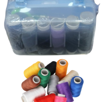 İplik Set Kare Plastik Dikiş Seti (Renk Stok Durumuna Göre)