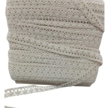 Kopanaki Dantel en 6 cm Krem 1 Metre