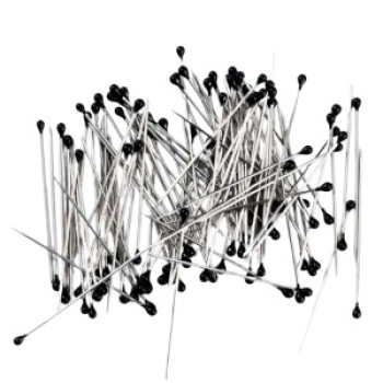 Minelli İğne Kutulu Siyah Başlı 100lü