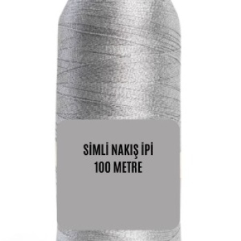 Nakış Simi 100 Metre Gümüş