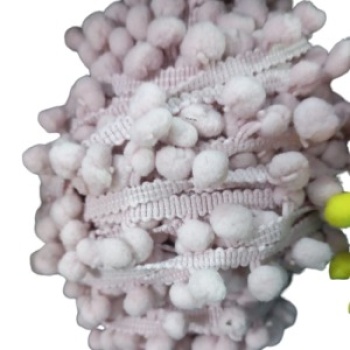 Sıralı Ponpon 1 Metre Pudra