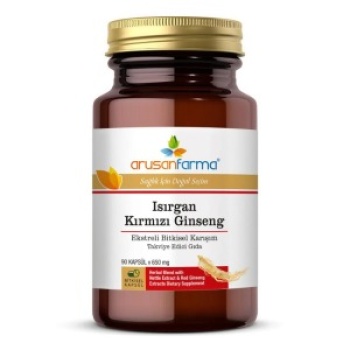 Melikar Kapsül Isırgan & K.Ginseng Ekstreli Bitkisel Karşım 90 Kapsül