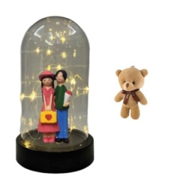 Fanus Teraryum İki Arkadaş Mini Ayıcıklı