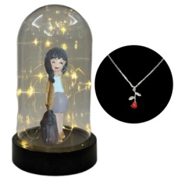 Fanus Teraryum İş Kadını Kolye Hediyeli