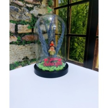 Fanus Teraryum Babaya Hediye Canım Babacım Yazılı Omzunda Çocuk ve Baba