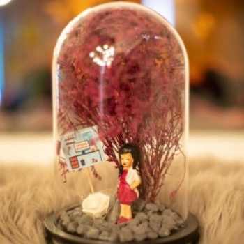 Teraryum Fanus Yeni İş Hediyesi Tebrik Kartlı İş Kadını Temalı