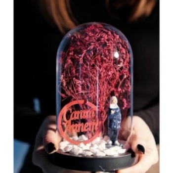 Teraryum Fanus Canım Annem Yazılı Tesettürlü Anne Temalı Hediye