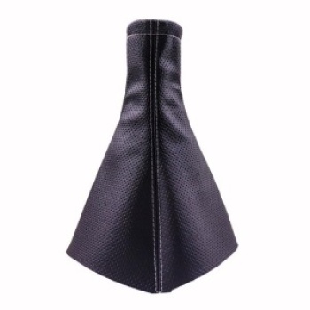 Tüm Araçlara Uyumlu Vites Körüğü Siyah Vinil Gri Dikiş