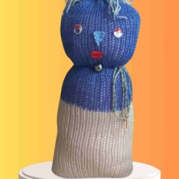 Tıkırık Örgü Yastık Uyku ve Oyun Arkadaşı Poncik - 35 cm