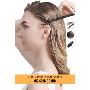 Kahverengi Yüz Germe Bandı – Tokalı Cilt Toparlayıcı Bant (1 Adet)