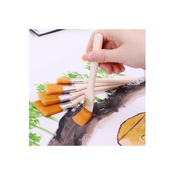 Sentetik İpek Zemin Fırçası No: 12 – Akrilik ve Yağlı Boya İçin