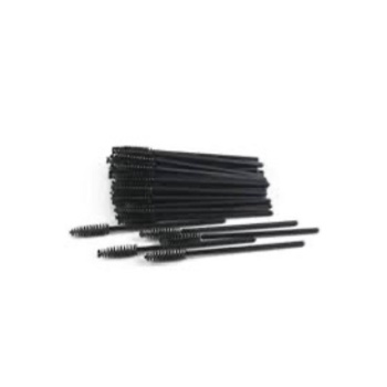 Sert Saplı Kaş ve Kirpik Fırçası - 10 Adet