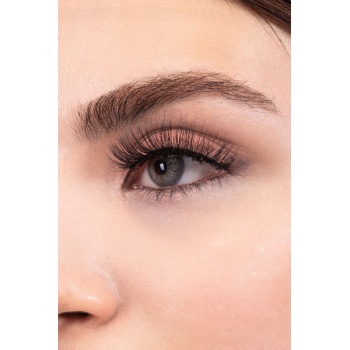 Takma Kirpik İpek Doğal Uzunlu Kısalı Orta Yoğunlukta Tekli 06
