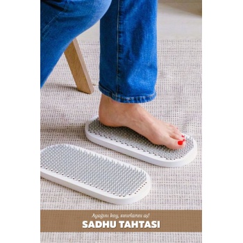 Yoga Çivili Tahtası – Refleksoloji ve Masaj Destekli Rahatlama Tahtası