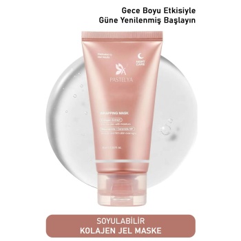Soyulabilir Kolajen Jel Yüz Maskesi 75 ml – Cam Gibi Parlak Cilt Maskesi