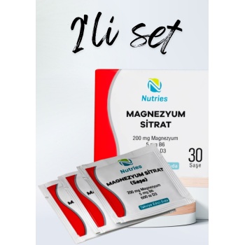 Magnezyum Sitrat Saşe – 2’li Avantaj Paketi