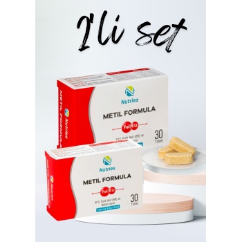 Metilformula Aktif B Vitamini Kompleksi 30 Tablet – 2’li Avantaj Paketi