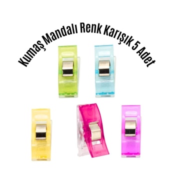 Kumaş Mandalı Küçük 5 adet