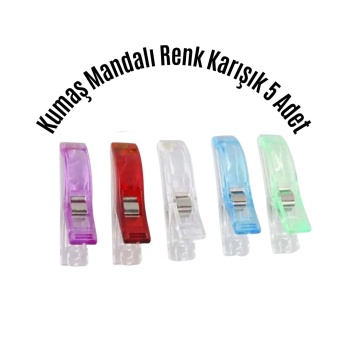 Kumaş Mandalı Büyük 5 adet