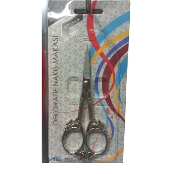 Nakış Makası Dekoratif Gümüş YBL-403 Model 12