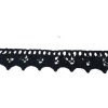 Kopanaki Dantel en 1,5 cm Siyah 10 Metre