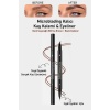 Suya Dayanıklı Çatal Uçlu Kaş Kalemi – 2’si 1 Arada Microblading Etkili Eyeliner & Kaş Kalemi