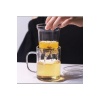 Borosilikat Cam Kupa 350 ml – Cam Kapaklı, Süzgeçli Demleme Kupa