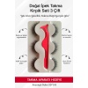 Doğal İpek Takma Kirpik 3 Çift + Kirpik Takma Aparatı 3D-Y05